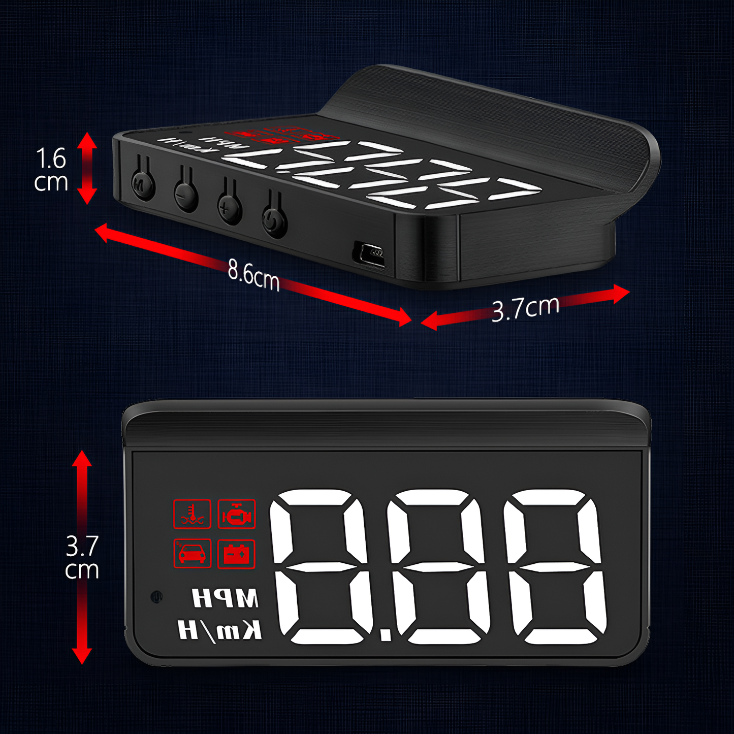 M3 Car OBD2 GPS Head-Up Projector Display