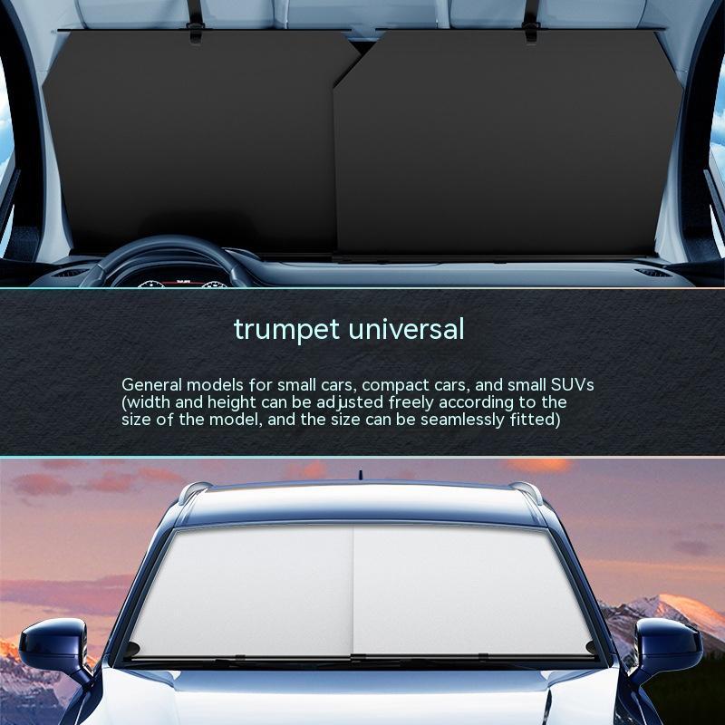 Automatic Retractable Car Sunshade Umbrella – Front Windshield