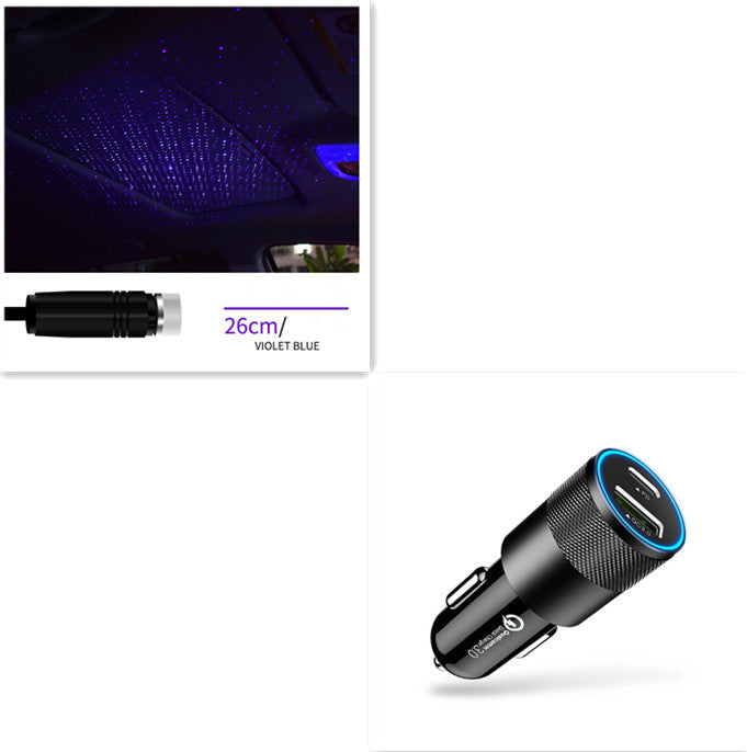 Voice-Controlled USB Star Projector Light (360°)
