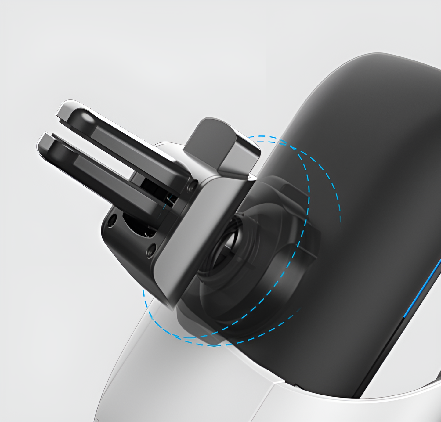 10W QI Wireless Car Charger – Auto Vibration Clamp Phone Mount (Air Vent)