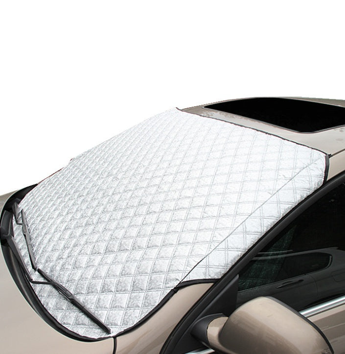 Aluminized Front Windshield Snow & Sun Block Cover