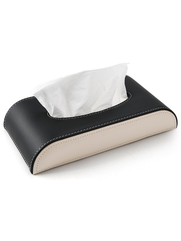 Car Tissue Box – Leather Hanging & Seat-Mounted Design