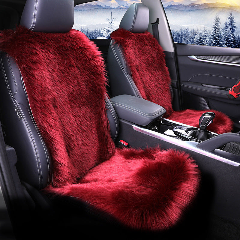 All-Inclusive Car Seat Cover – Plush Winter Three-Piece Cushion Set