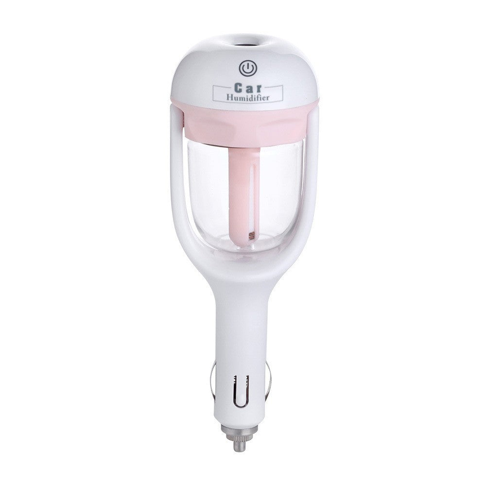 Mini 12V Car Steam Humidifier – Air Purifier & Aroma Diffuser