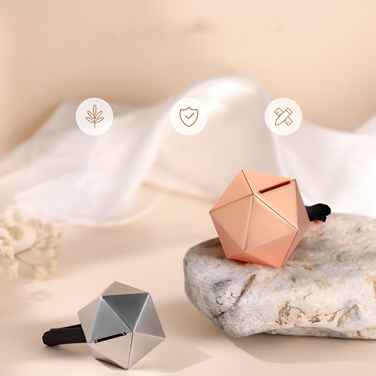Dream Octahedron Alloy Vent Clip