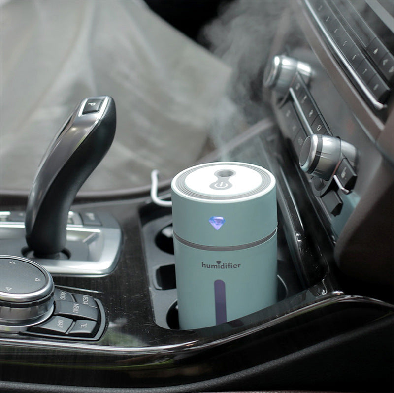 New Diamond Humidifier – Car Colorful Light Silent Aroma Diffuser
