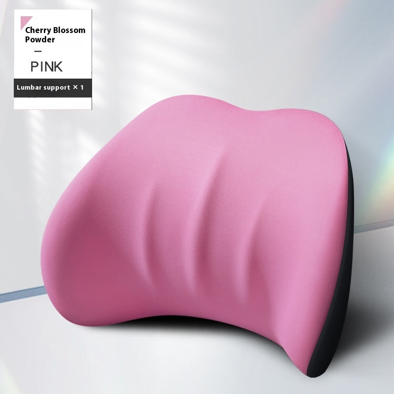 Automotive Waist Cushion & Car Lumbar Support (Memory Foam Comfort)