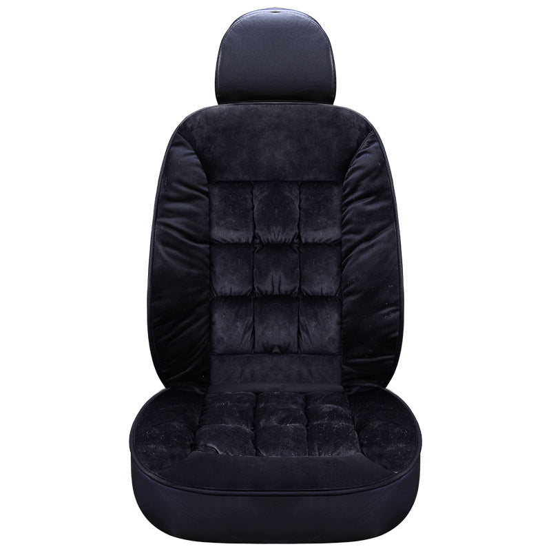Car Seat Cushion – Autumn & Winter Thick Short Plush Single Seat Mat