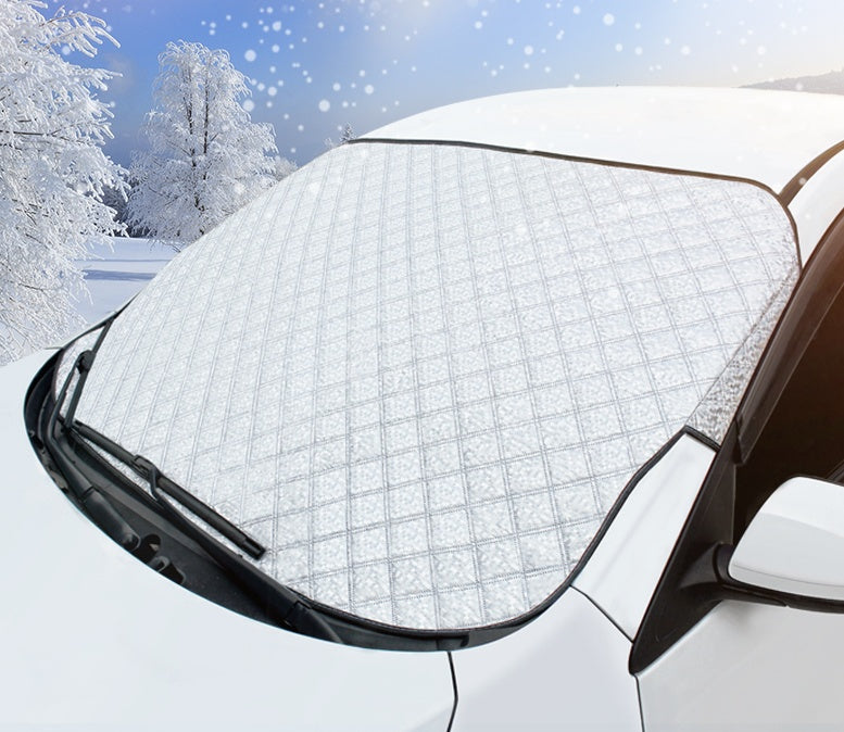 Aluminized Front Windshield Snow & Sun Block Cover