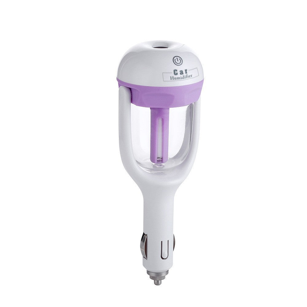 Mini 12V Car Steam Humidifier – Air Purifier & Aroma Diffuser