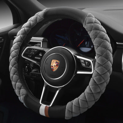 Plush Footprint Steering Wheel Cover (38cm)