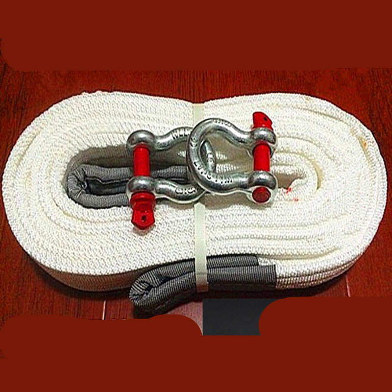 4M 5T Heavy Duty Tow Strap with U Hook & Storage Bag