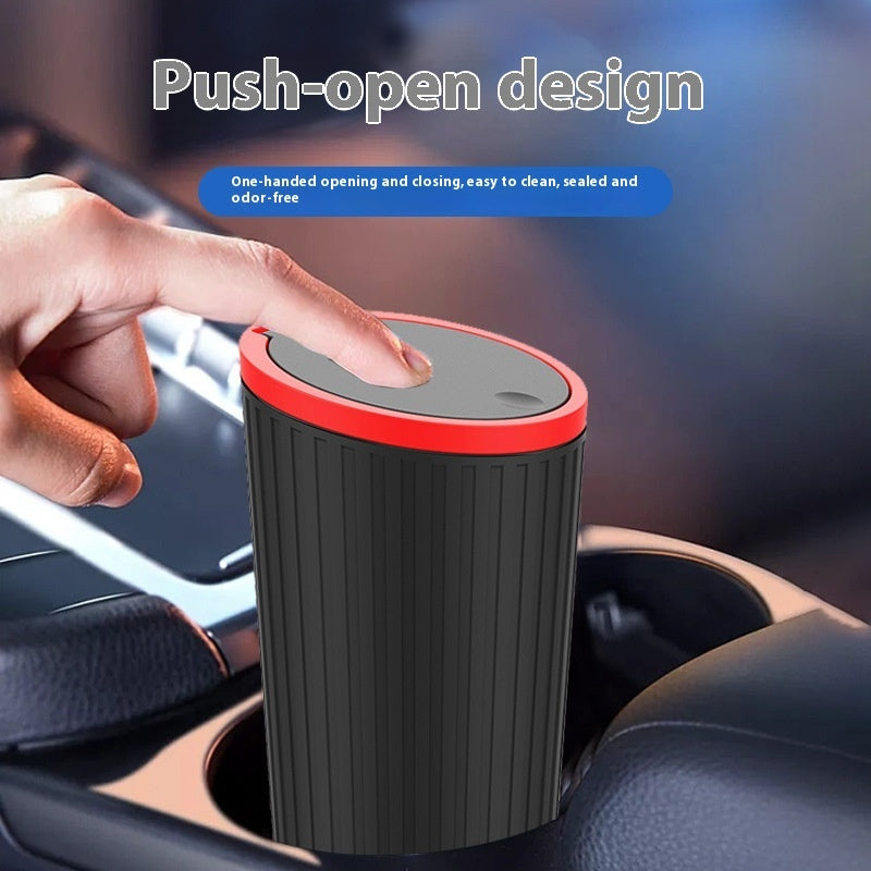 Car Trash Can – Compact ABS Auto Waste Bin