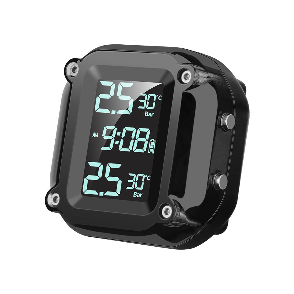 Digital Display Motorcycle Tire Pressure Monitor (External)