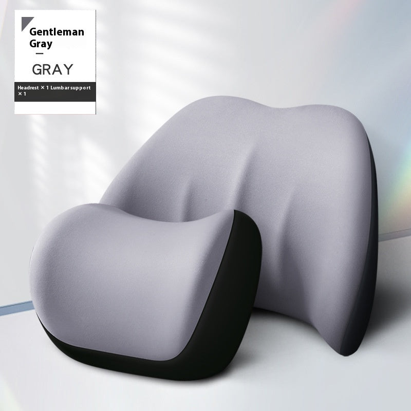 Automotive Waist Cushion & Car Lumbar Support (Memory Foam Comfort)