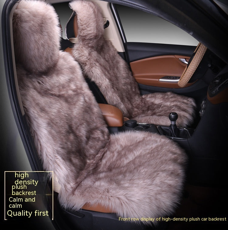 All-Inclusive Car Seat Cover – Plush Winter Three-Piece Cushion Set