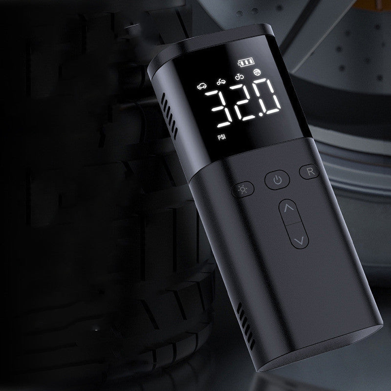 Wireless Digital Portable Tire Inflator – 60W Multifunctional Pump with LED & USB Charging