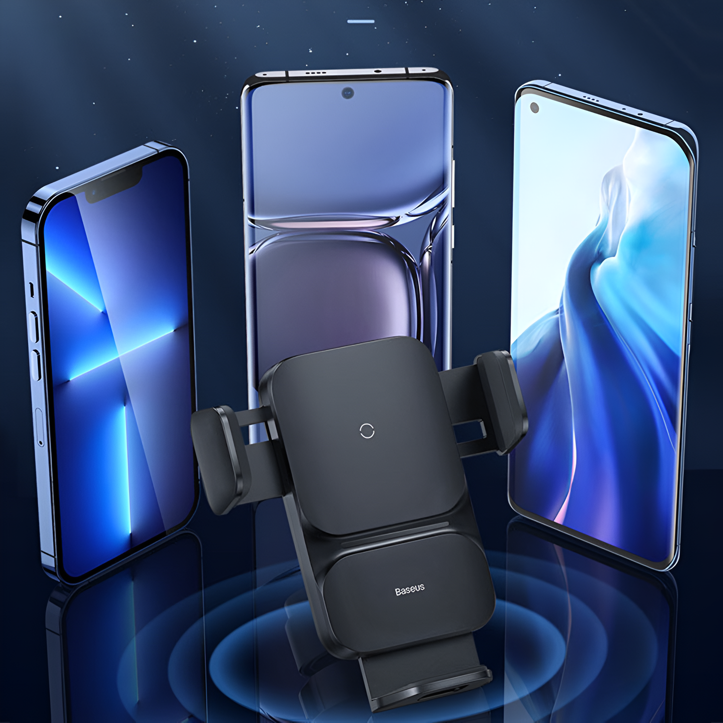 15W Wireless Charging Car Phone Mount