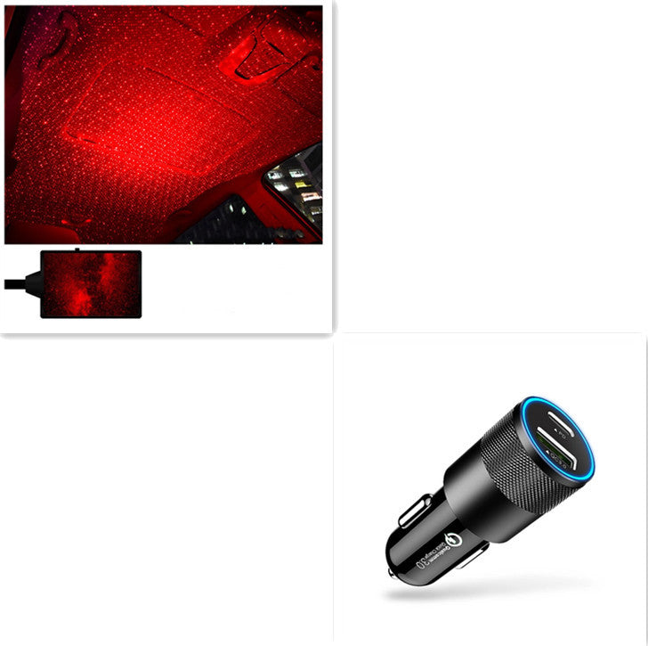 Voice-Controlled USB Star Projector Light (360°)