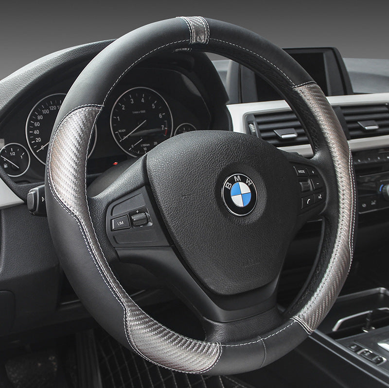 High Gear Leather Steering Wheel Cover (38cm)