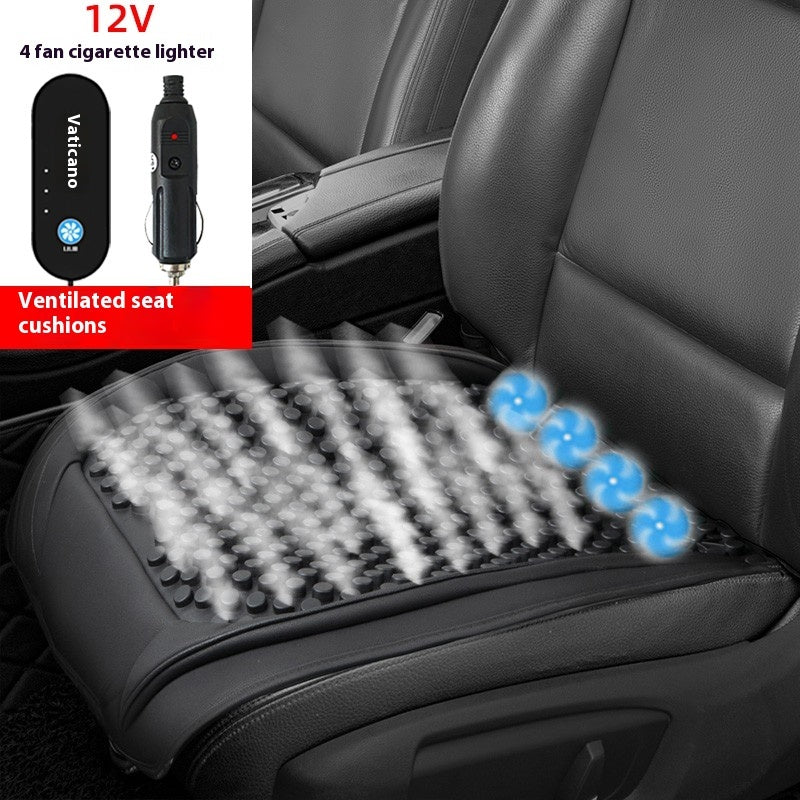 Car Seat Ventilation Cushion – Breathable 12V Single Cushion (Without Backrest)