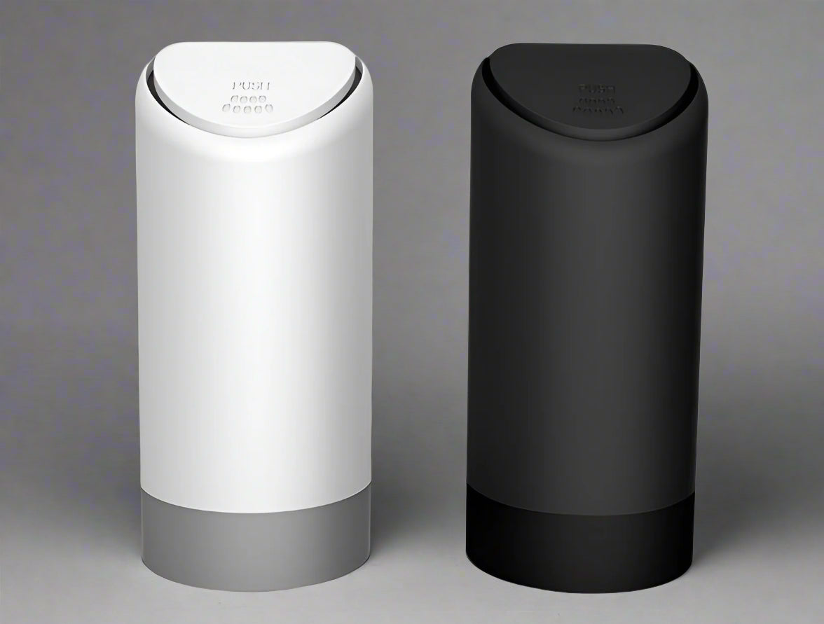 Mini Silicone & ABS Car Trash Can – Compact & Durable