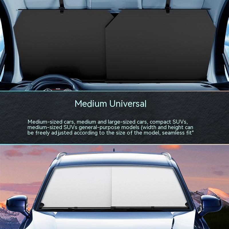 Automatic Retractable Car Sunshade Umbrella – Front Windshield