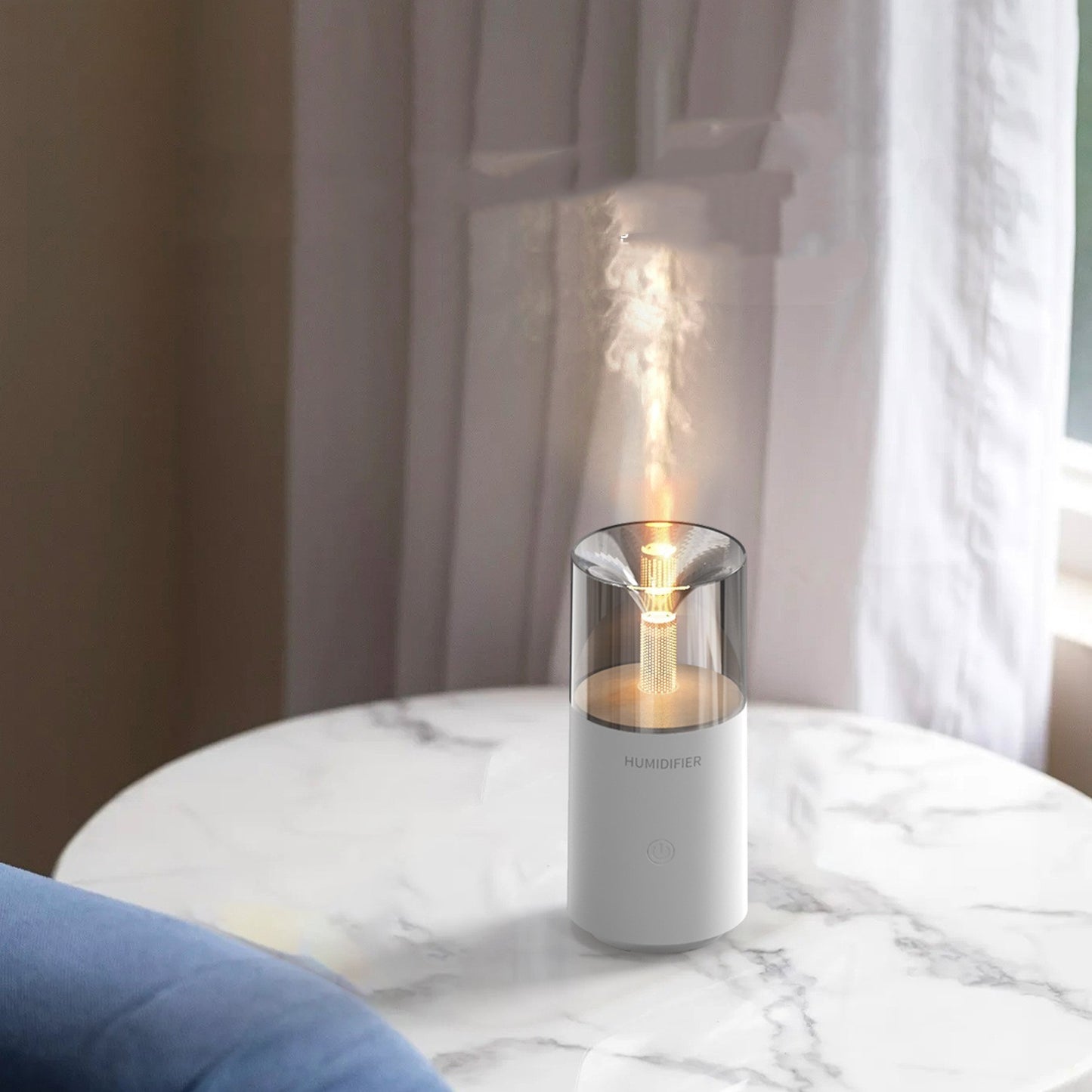 Car Aroma Diffuser – Ultrasonic Humidifier with Ambient Light