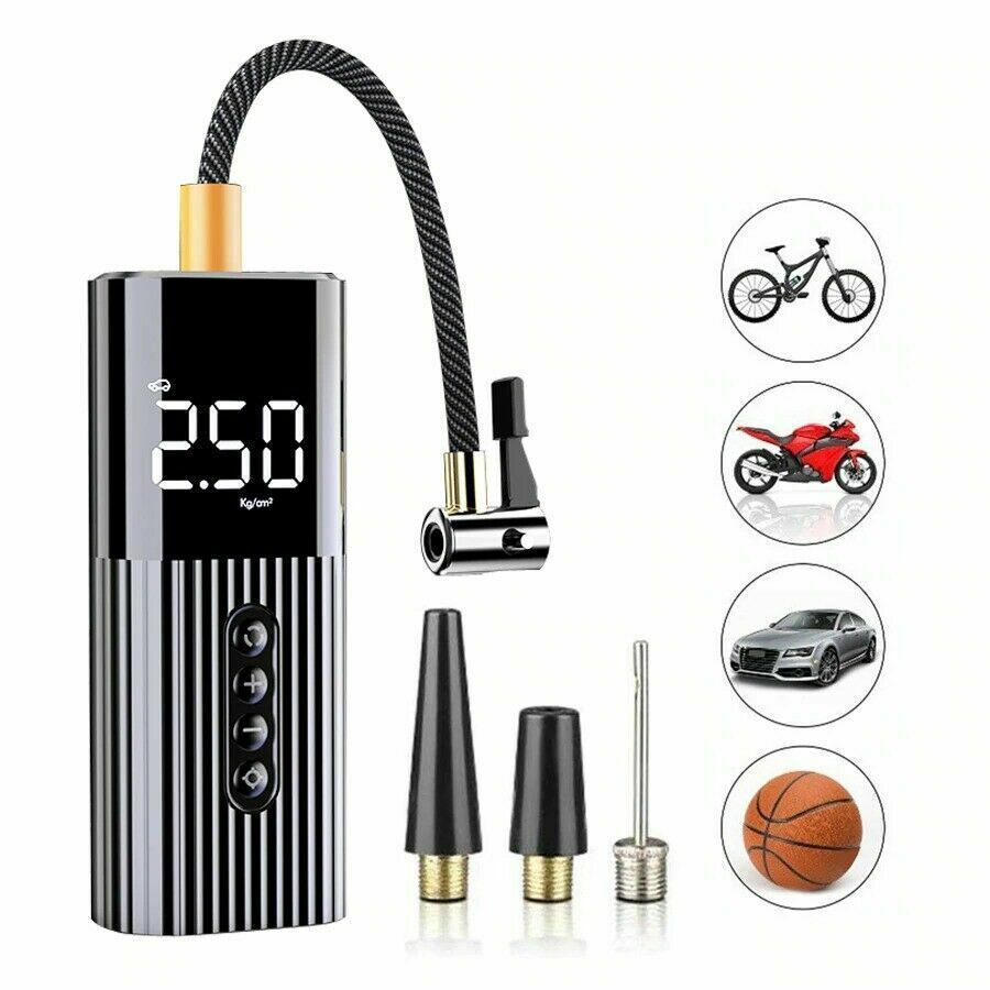 Portable Mini 12V Electric Car Tire Air Pump