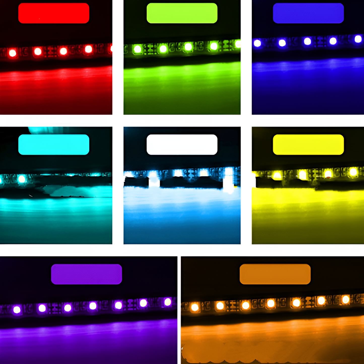 Voice-Activated RGB Car Ambient Light Kit