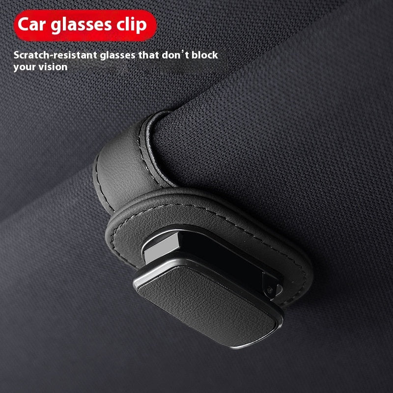 Leather Car Glasses Frame – Premium Car Interior Accessory