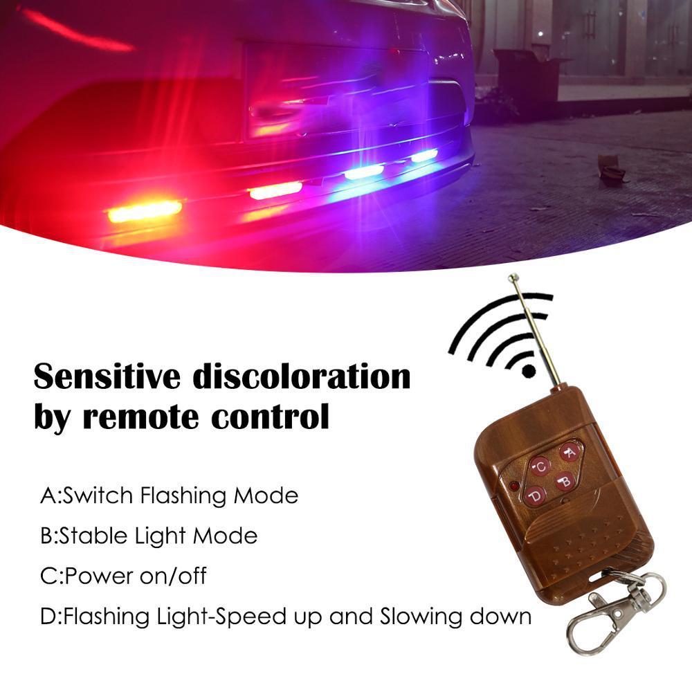 Car LED Emergency Warning Light with Wireless Remote