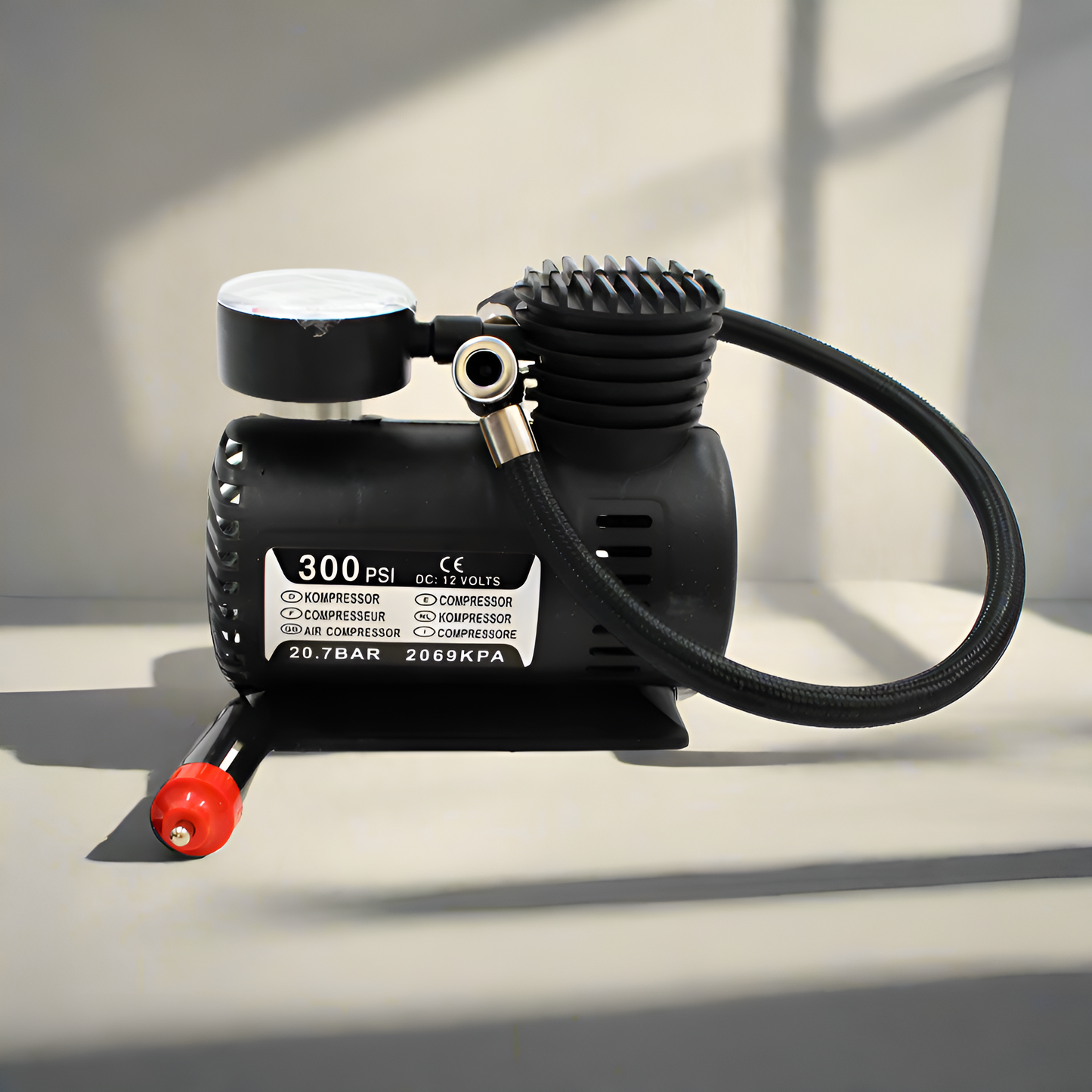 Compact Emergency Tire & Air Compressor