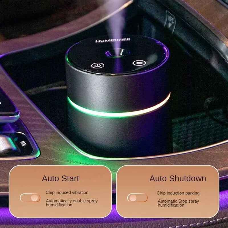 A6 Portable Car Air Humidifier & Aroma Diffuser