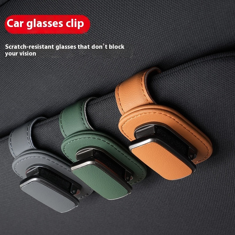 Leather Car Glasses Frame – Premium Car Interior Accessory