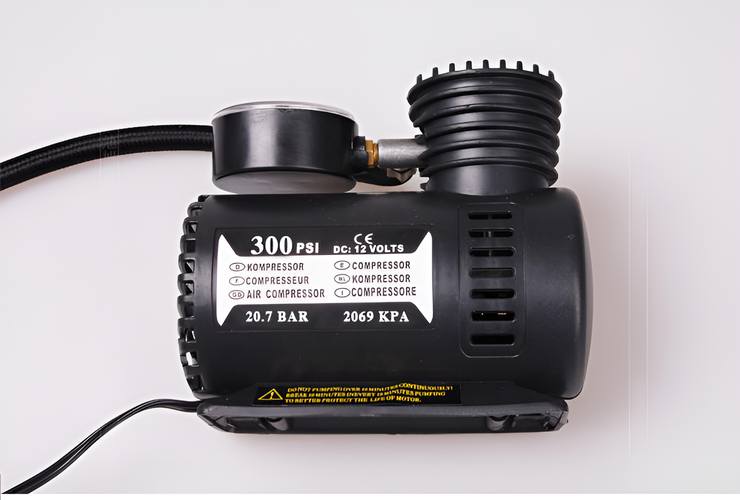 Compact Emergency Tire & Air Compressor