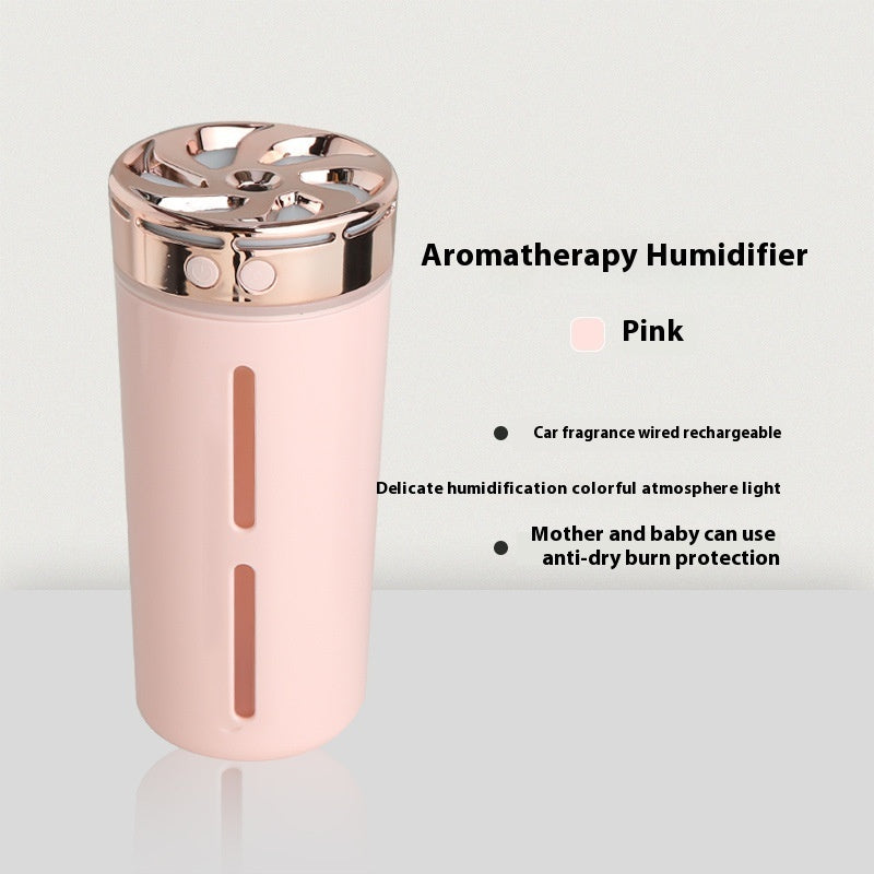 Car Humidifier – Aroma Diffuser & Ambient Light