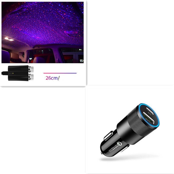 Voice-Controlled USB Star Projector Light (360°)