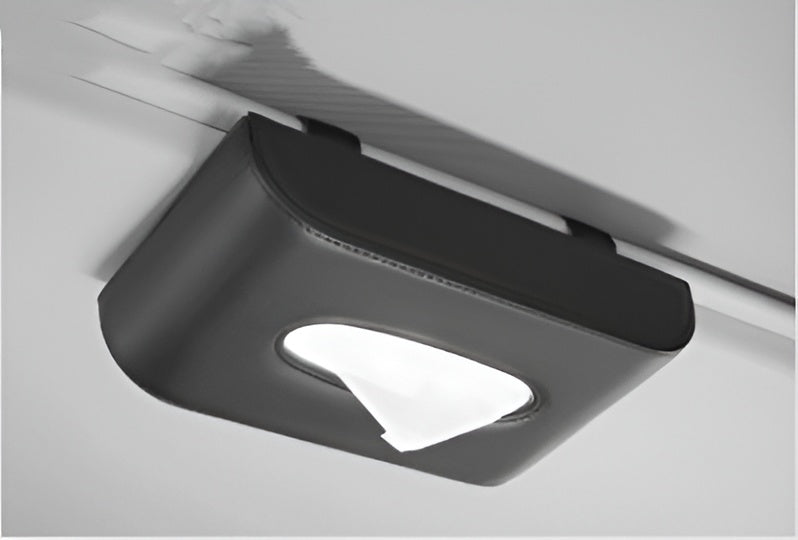 Car Tissue Box – Leather Hanging & Seat-Mounted Design