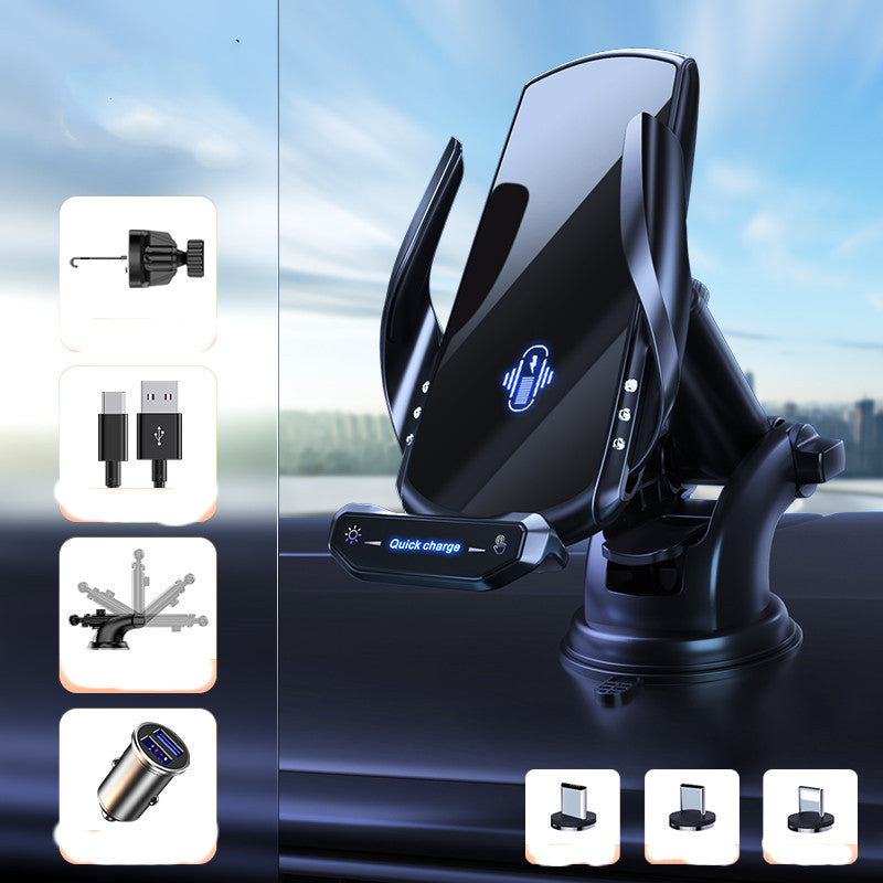 WF-New A18 Auto-Sensor Wireless Car Charger (Fast Charging)