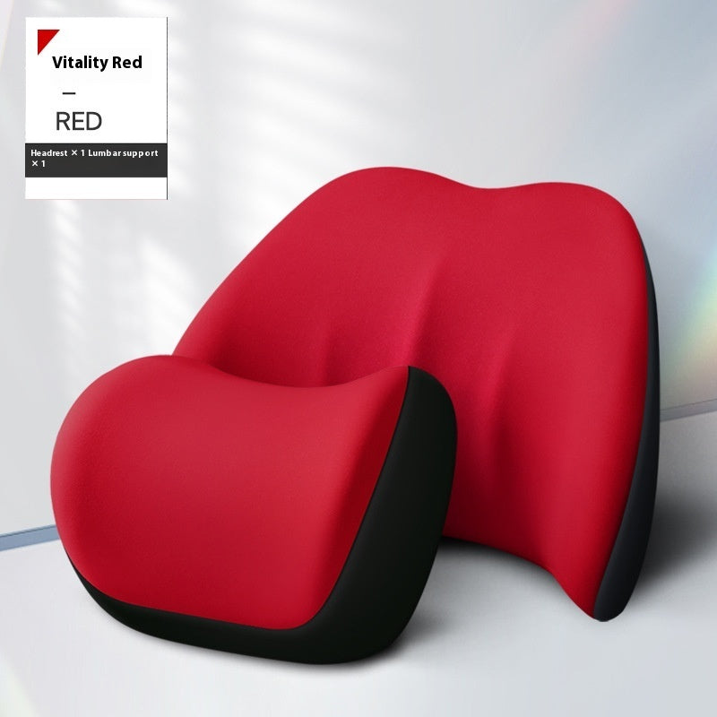 Automotive Waist Cushion & Car Lumbar Support (Memory Foam Comfort)