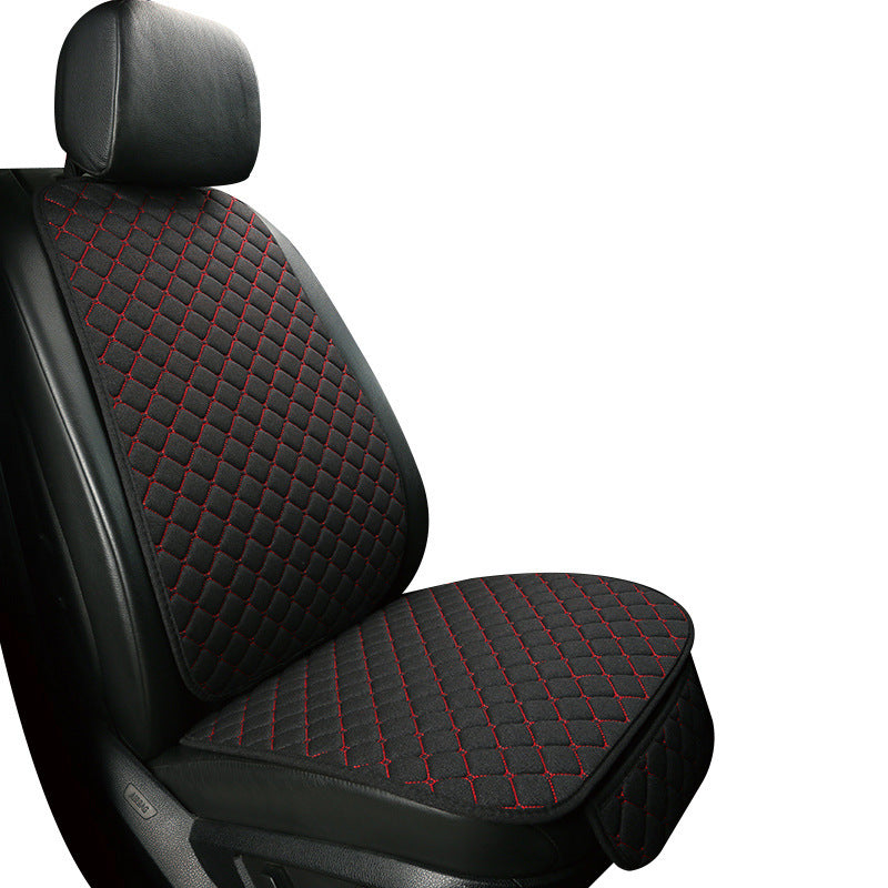 Linen Car Seat Cushion – Universal Four Seasons Comfort & Style