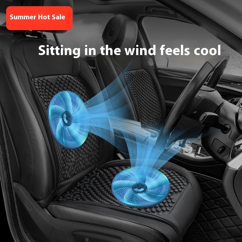 Car Seat Ventilation Cushion – Breathable 12V Single Cushion (Without Backrest)