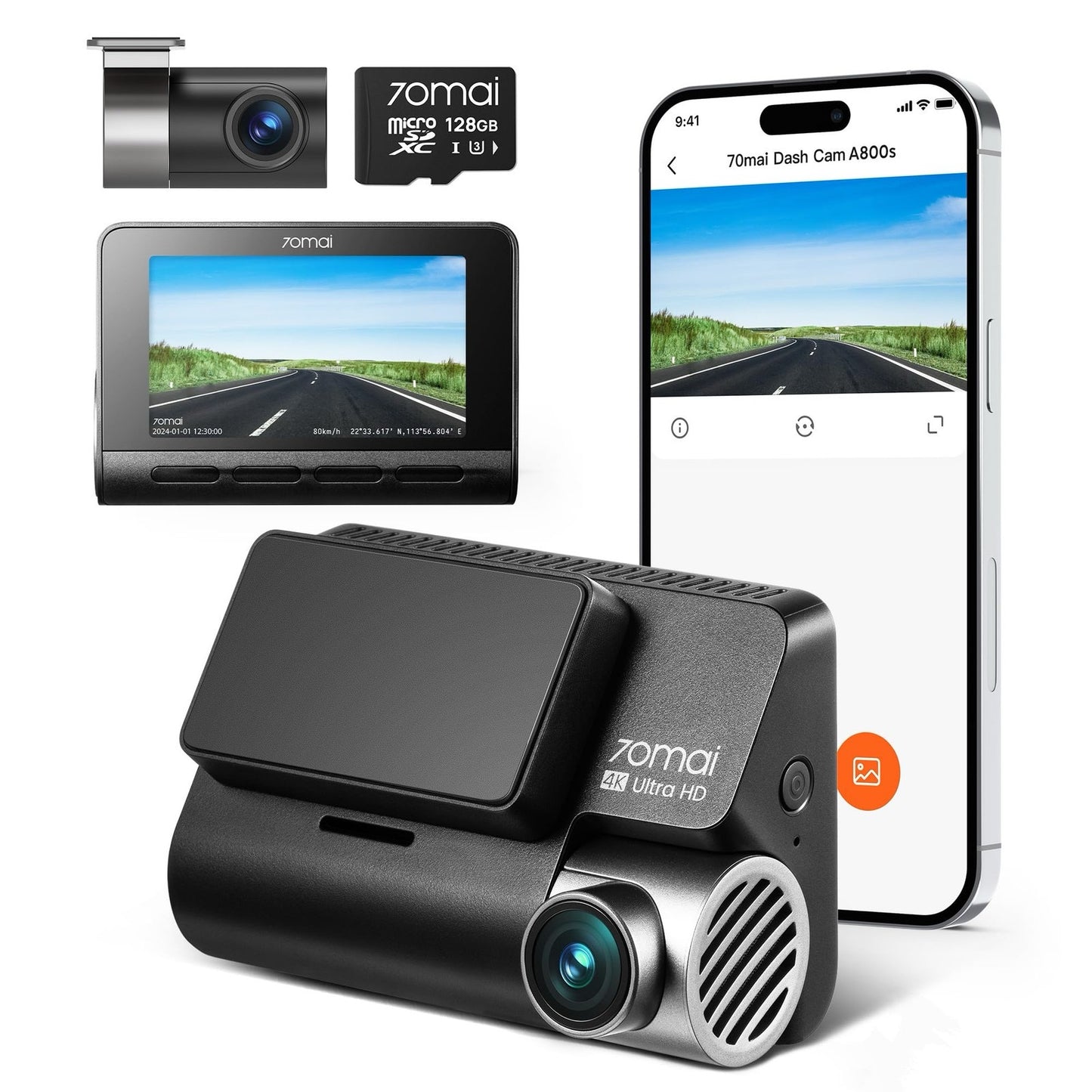 70mai A800S 4K Dash Cam