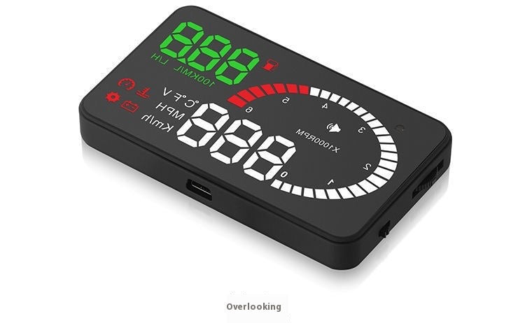 Car Mounted HUD Head Up Display Fuel Consumption Voltage Projector