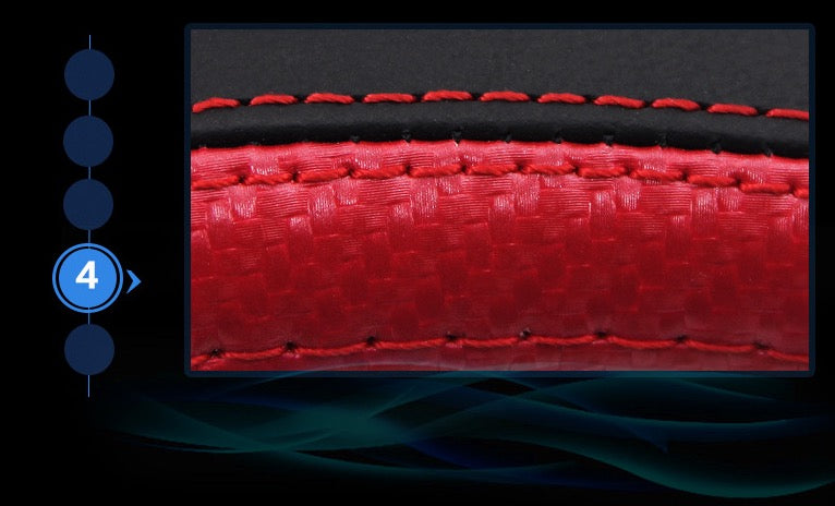Foamed Metal Strip Steering Wheel Cover (37–38cm, Multiple Colors)