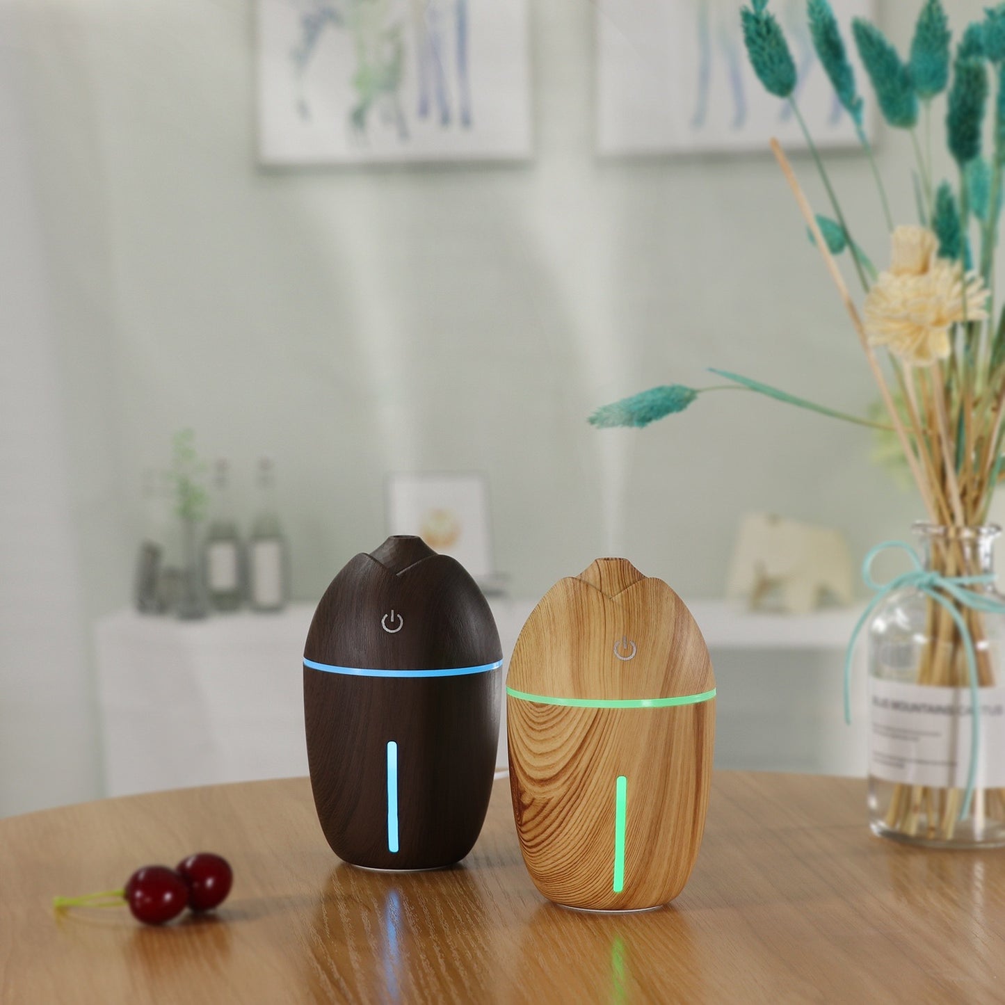 Original 180ml Car Ultrasonic Aroma Diffuser Portable Humidifier