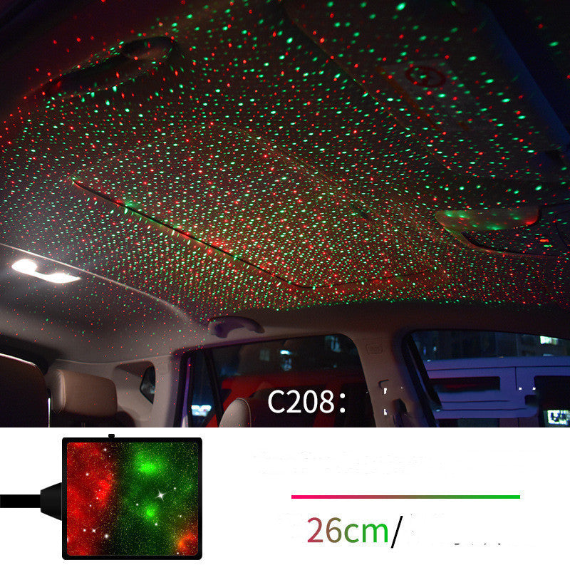 Voice-Controlled USB Star Projector Light (360°)