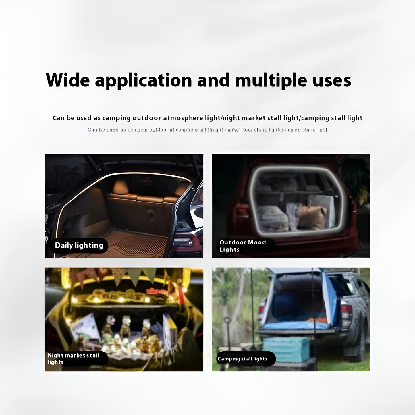 Tesla Trunk Ambient LED Light Strip – Multi-Mode Magnetic & App Control