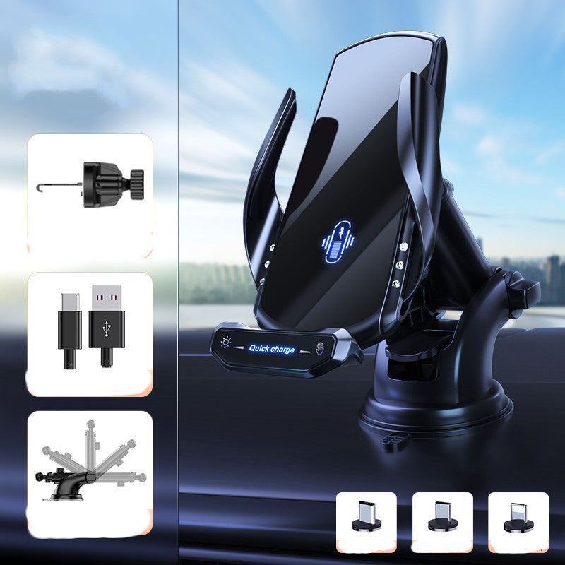 WF-New A18 Auto-Sensor Wireless Car Charger (Fast Charging)